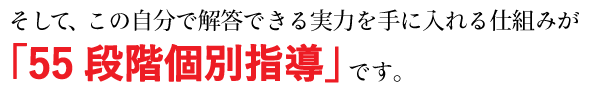 �����āA���̎����ŉ𓚂ł�����͂���ɓ����d�g�݂��u55�i�K�ʎw���v�ł��B